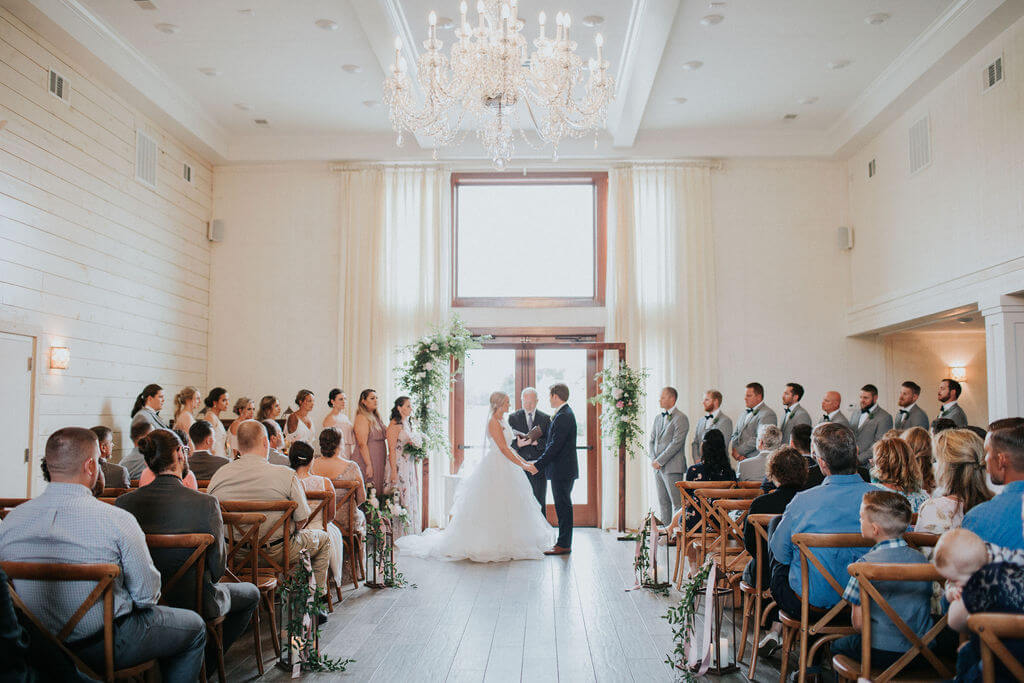 Wedding ceremony at The Venue at Murphy Lane