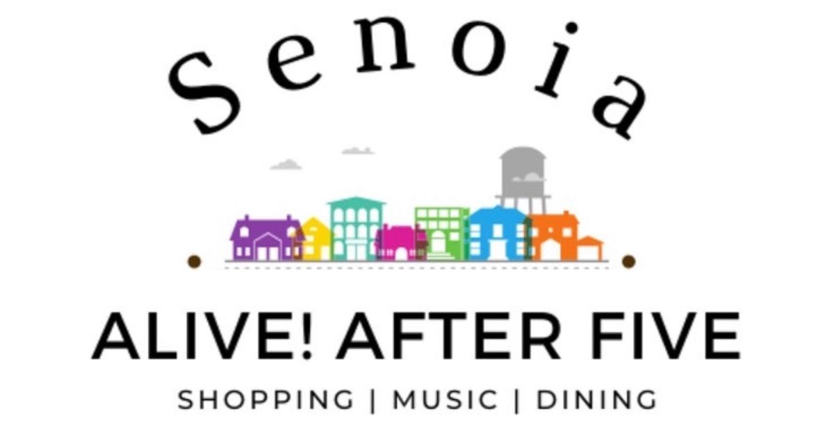 Senoia Alive After Five: Tiki on the Town event banner