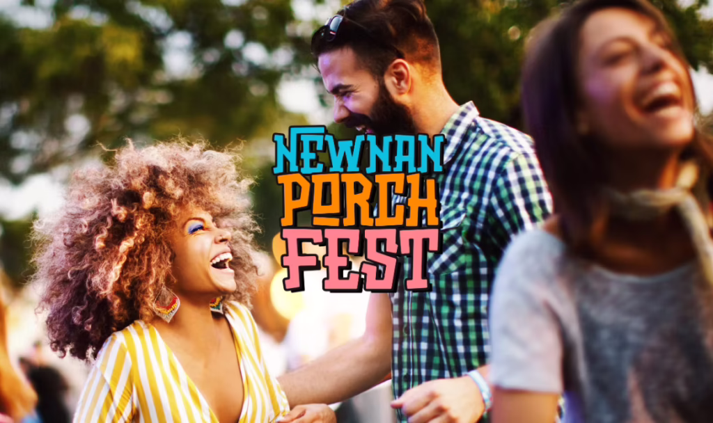 Summer event in Coweta - Event Flyer - Newnan Porchfest