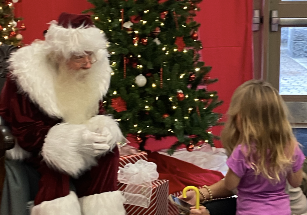 Santa & Toddler