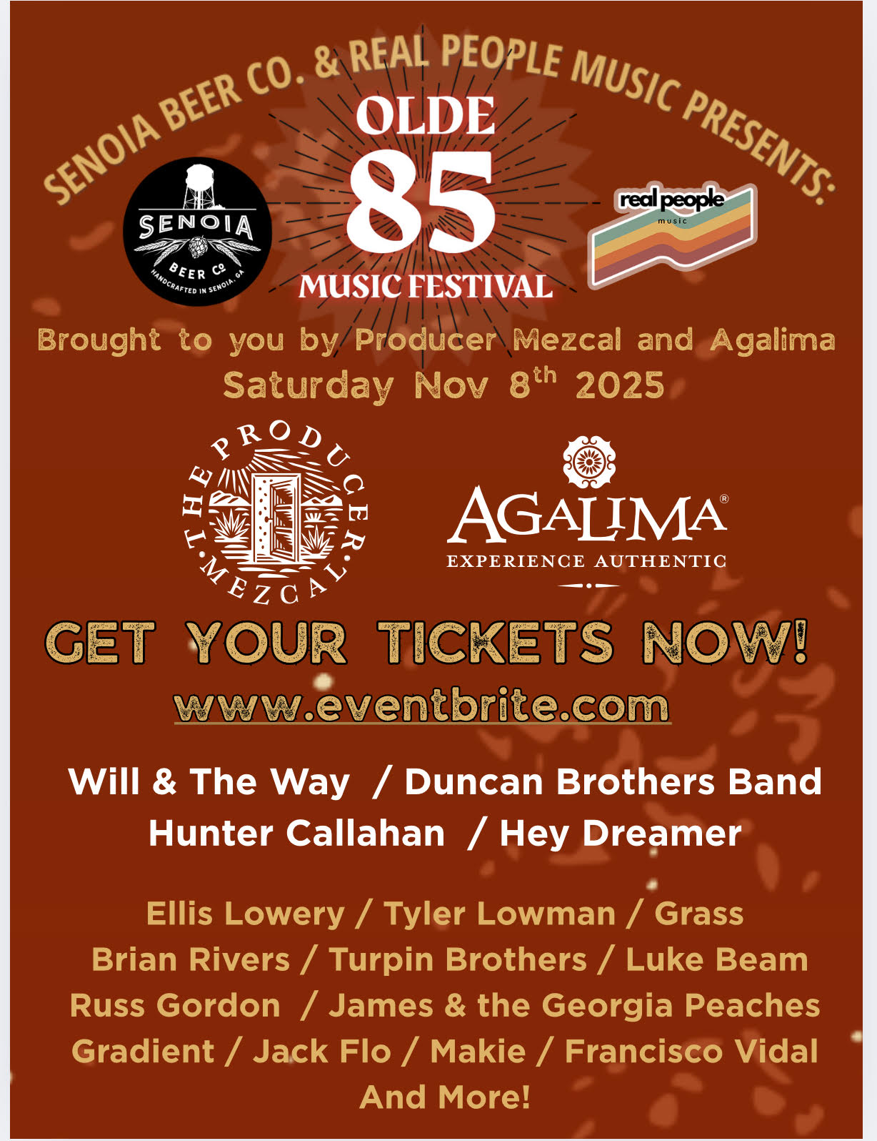 Olde 85 Music Festival Event flyer