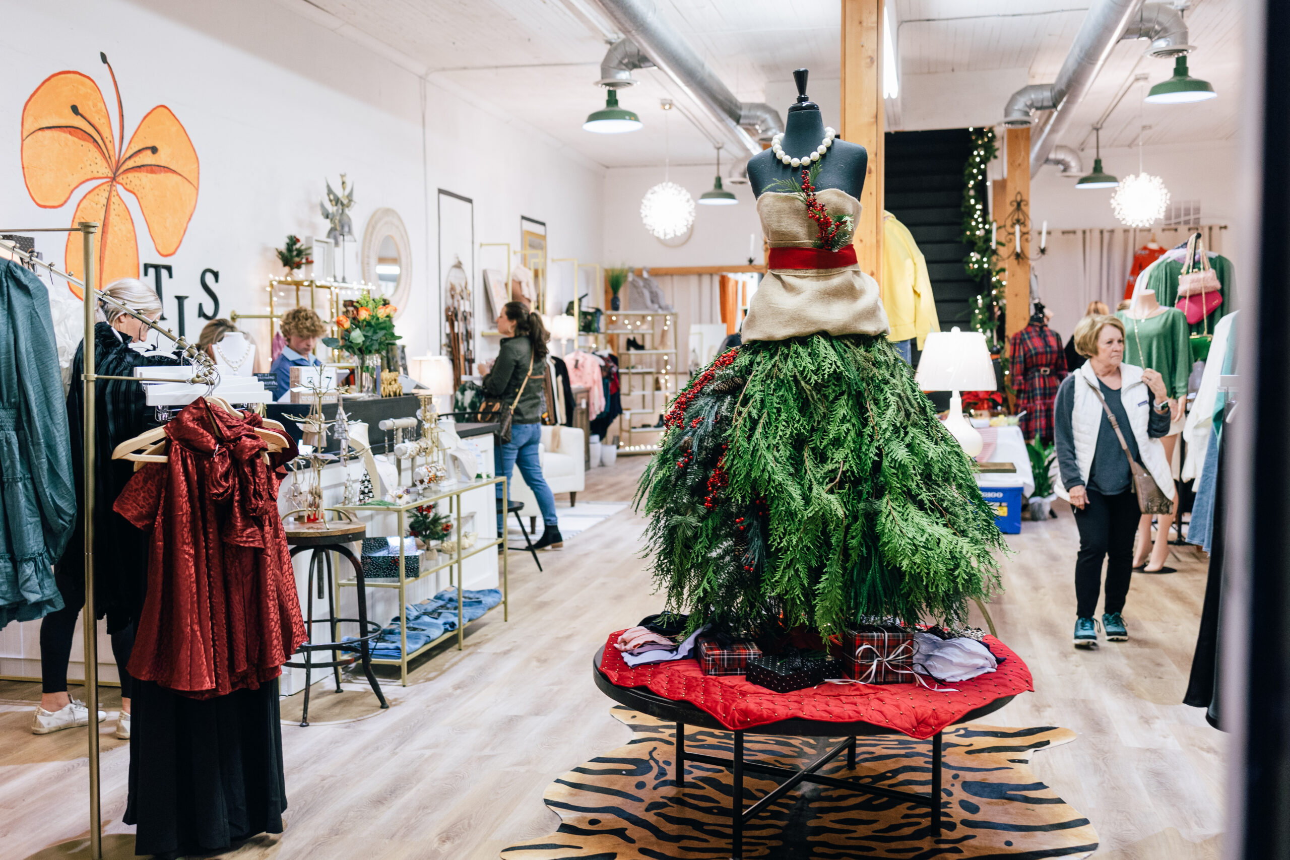 Christmas shoppping and decor